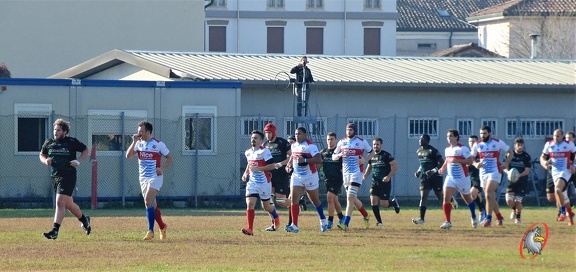 RUGBY-RAGAZZI DEL PIAVE vs CAIMANI RUGBY 08-11-2015-INGRESSO IN CAMPO