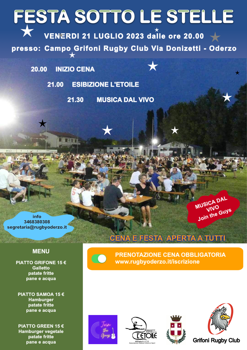 Festa sotto le stelle 2023 